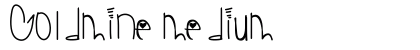 Goldmine Medium Font Preview