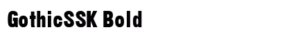 GothicSSK Bold font free download