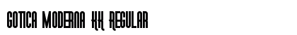 Gotica Moderna KK Regular Font Gotica Moderna KK Regular Font Preview