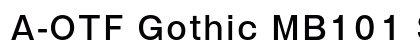 A-OTF Gothic MB101 Std M-KS font free download