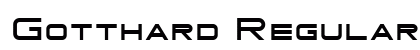 Gotthard Regular font free download