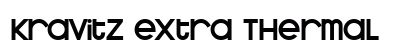 Kravitz Extra Thermal Font Preview