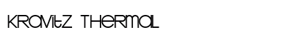 Kravitz Thermal Font Preview