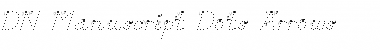 DN Manuscript Dots Arrows Regular Font