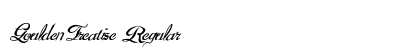 GouldenTreatise Regular font free download