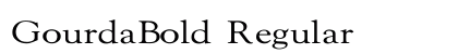 GourdaBold Regular font free download