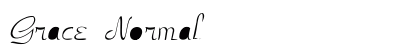 Grace Normal Font Preview