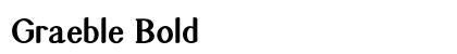 Graeble Bold font free download