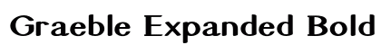 Graeble Expanded Bold Preview