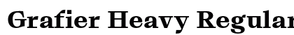 Grafier Heavy Regular font free download