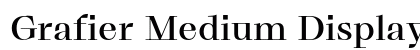 Grafier Medium Display Regular font free download