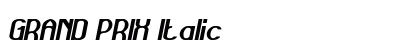 GRAND PRIX Italic Preview