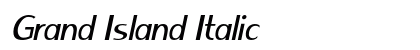 Grand Island Italic font free download