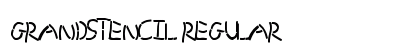 GrandStencil Regular preview GrandStencil Regular preview