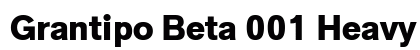Grantipo Beta 001 Heavy font free download