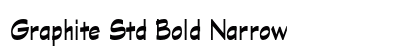 Graphite Std Bold Narrow Preview