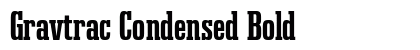 Gravtrac Condensed Bold preview