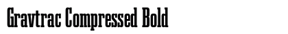 Gravtrac Compressed Bold Preview