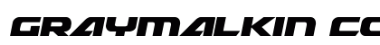 Graymalkin Compact Regular Font Preview
