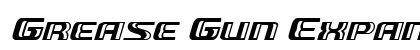 Grease Gun Expanded Italic Expanded Italic preview