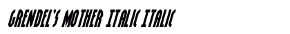 Grendel's Mother Italic Preview