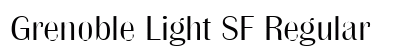 Grenoble Light SF Regular font free download