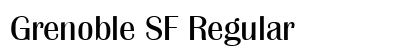 Grenoble SF Regular font free download