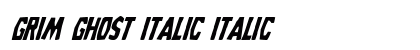 Grim Ghost Italic Preview