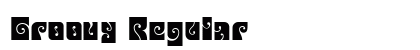 Groovy Regular font free download