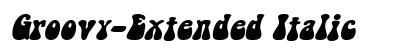 Groovy-Extended Italic font free download