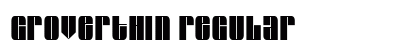 GroverThin Regular font free download
