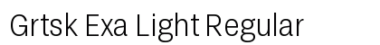 Grtsk Exa Light Regular font free download