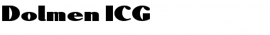 Dolmen ICG Regular Font