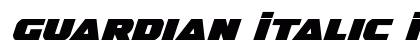 Guardian Italic Preview