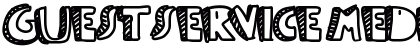 Guestservice Medium font free download