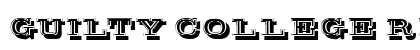 Guilty College Regular font free download