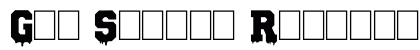 Gun School Regular Font Preview