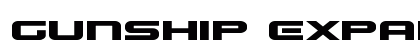 Gunship Expanded Expanded font free download