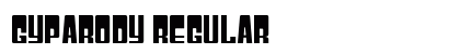 Gyparody Regular Font Preview