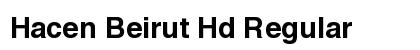 Hacen Beirut Hd Regular Font Hacen Beirut Hd Regular Font Preview