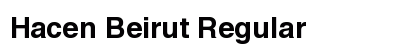 Hacen Beirut Regular Font Hacen Beirut Regular Font Preview