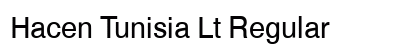 Hacen Tunisia Lt Regular preview