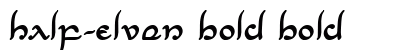 Half-Elven Bold Bold font free download