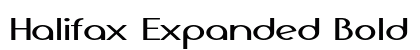 Halifax Expanded Bold Preview