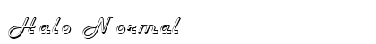 Halo Normal font free download