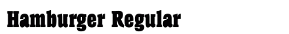 Hamburger Regular font free download
