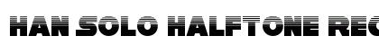 Han Solo Halftone Regular Font Preview