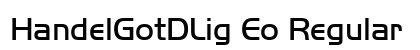 HandelGotDLig Eo Regular font free download