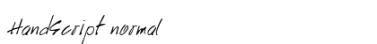 HandScript normal Preview