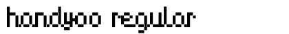 Handy00 Regular Font Preview